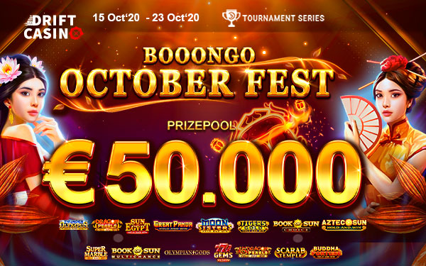 Забери 130 спинов до 18/10 + €50000 в сетевухе Бунго в Drift